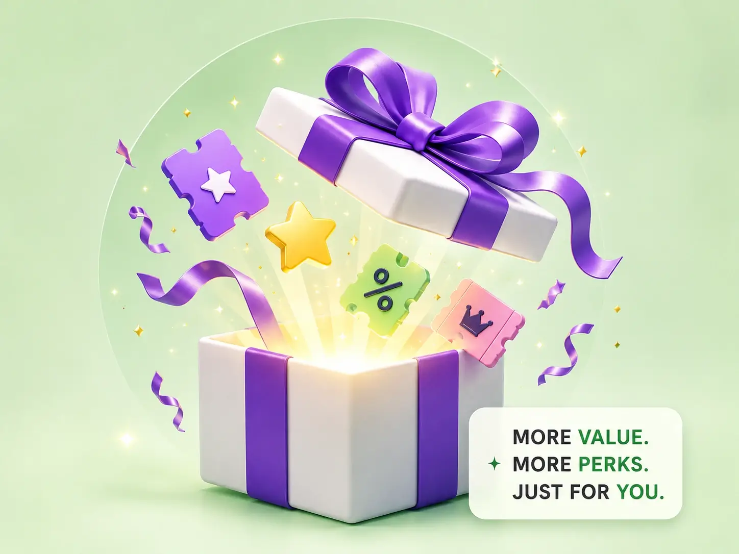 Modern Lifestyle Rewards gift box with member perks
